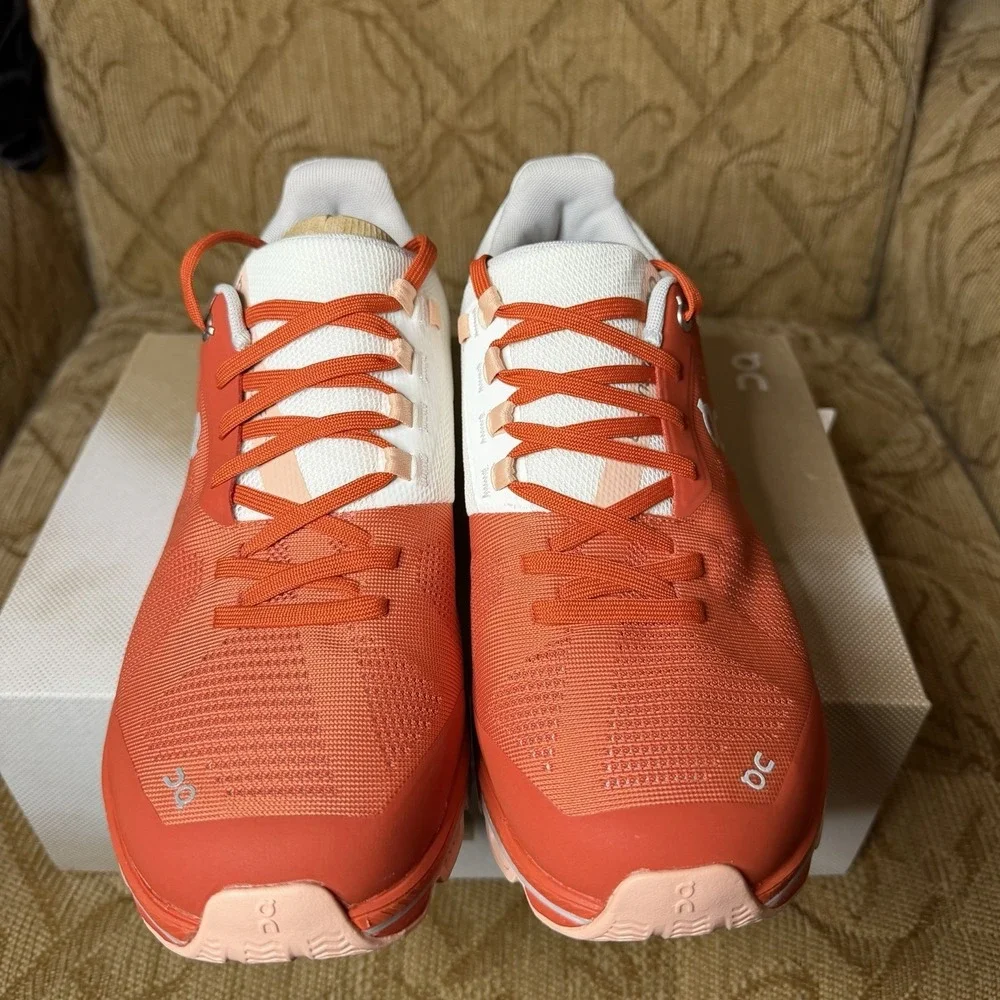 On Cloud Cloudsurfer Women's Size 10.5 Running Shoes Rust Rose Walking Athletic - Picture 4 of 8